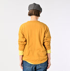 45 Plant Dyed Tenjiku 908 Ocean Long Sleeve T-shirt