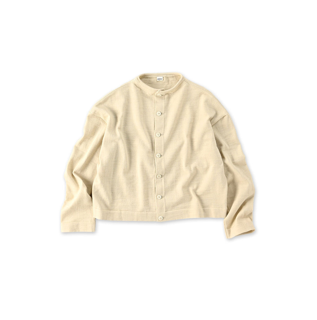 US Mou Knitsew Square Cardigan Off Top