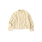 US Mou Knitsew Square Cardigan Off Top