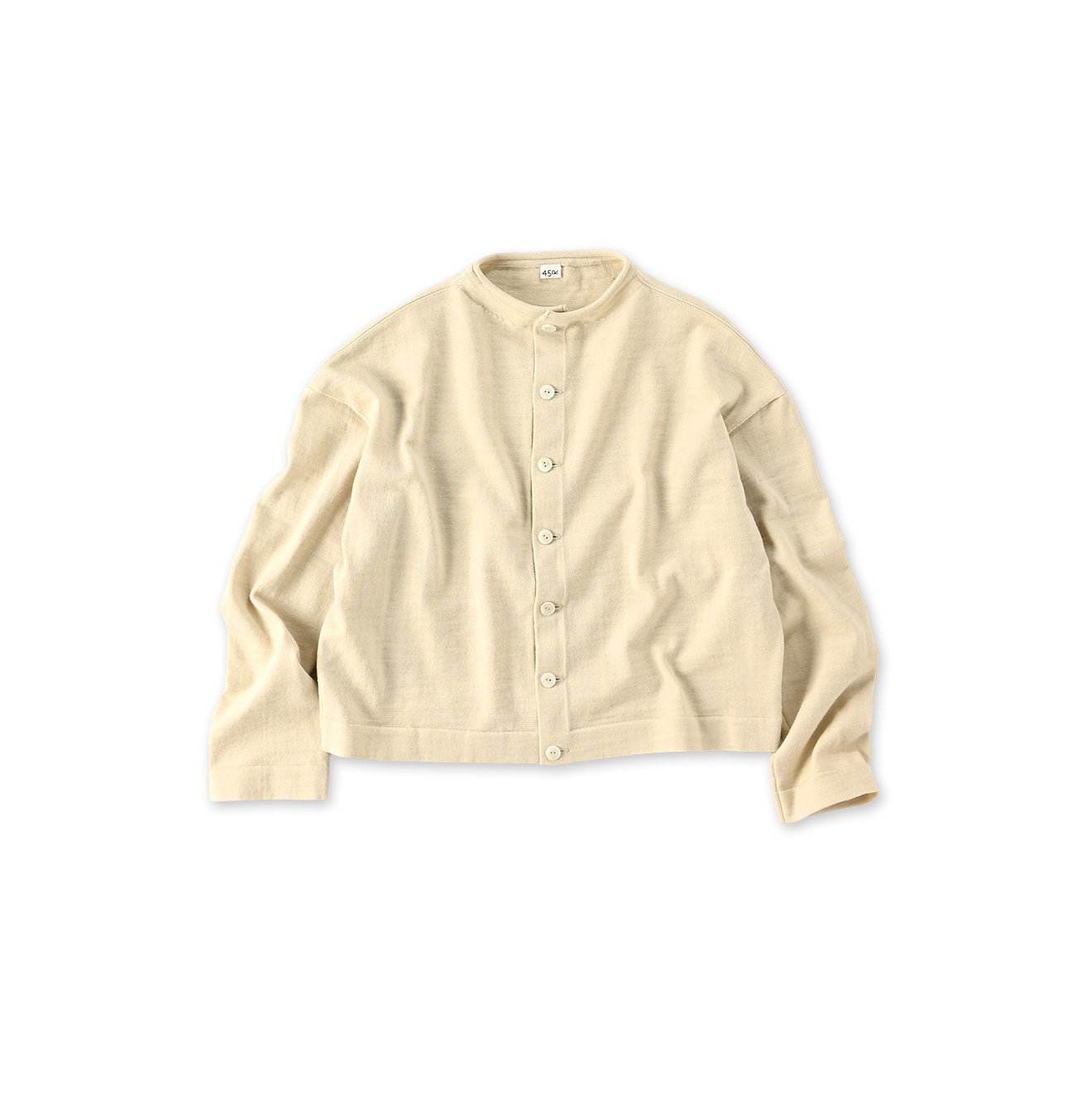 US Mou Knitsew Square Cardigan Off Top