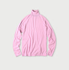 Whole Super Gauze 908 Turtle Neck Pale Pink