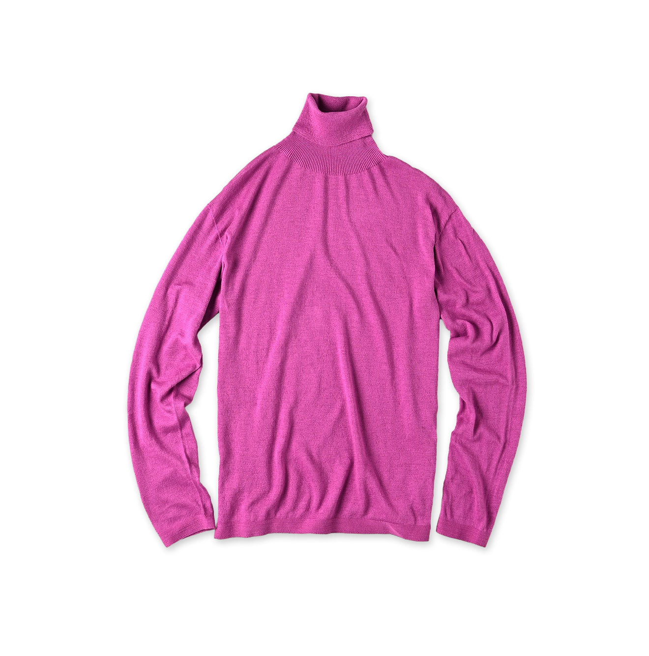 Whole Super Gauze 908 Turtle Neck Pink