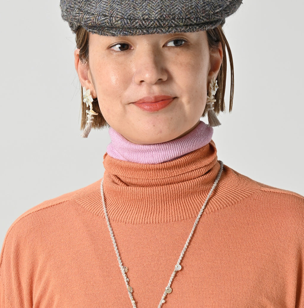 Whole Super Gauze 908 Turtle Neck Detail