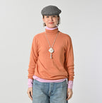 Whole Super Gauze 908 Turtle Neck Female Model