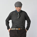 Whole Super Gauze 908 Turtle Neck Male Model