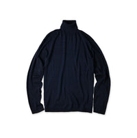 Indigo Whole Super Gauze 908 Turtle Neck