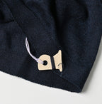 Indigo Whole Super Gauze 908 Turtle Neck Detail
