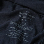 Indigo Whole Super Gauze 908 Henley Detail