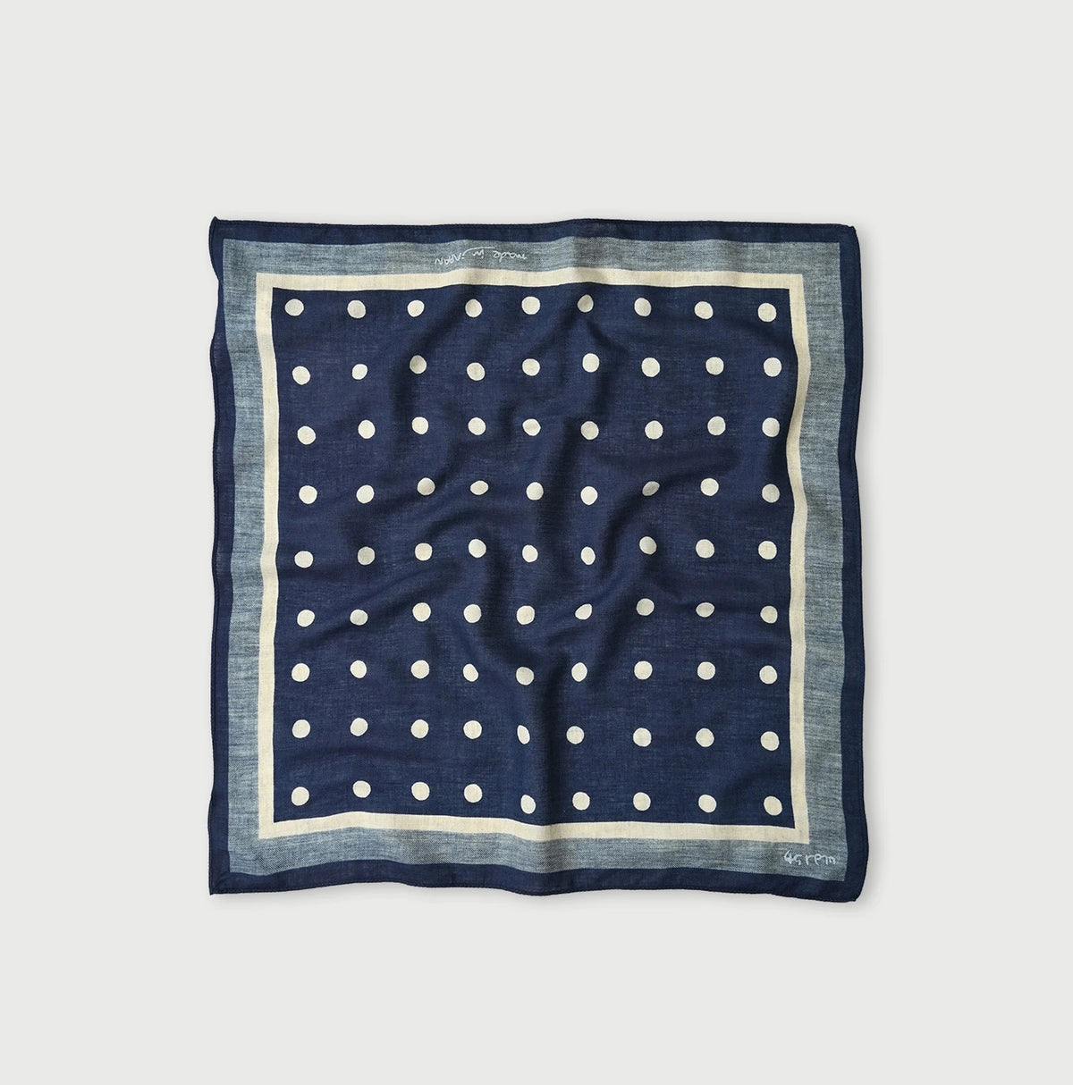 Indigo Supima Aya Korokoro Bandana