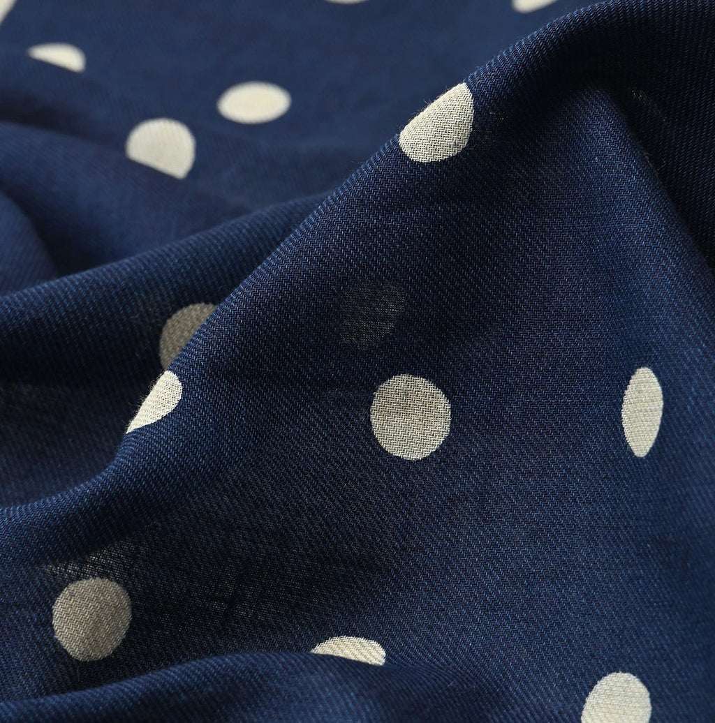 Indigo Supima Aya Korokoro Bandana