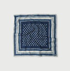 Indigo Supima Aya Square Komon Bandana