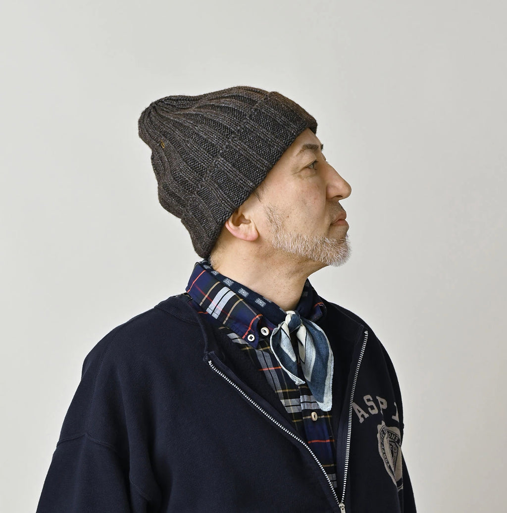 Indigo Supima Aya Square Komon Bandana