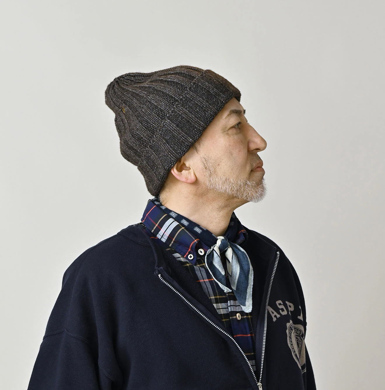 Indigo Supima Aya Square Komon Bandana