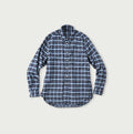 Thin OX 908 Loafer Shirt Navy Check