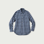 Thin OX 908 Loafer Shirt Navy Check