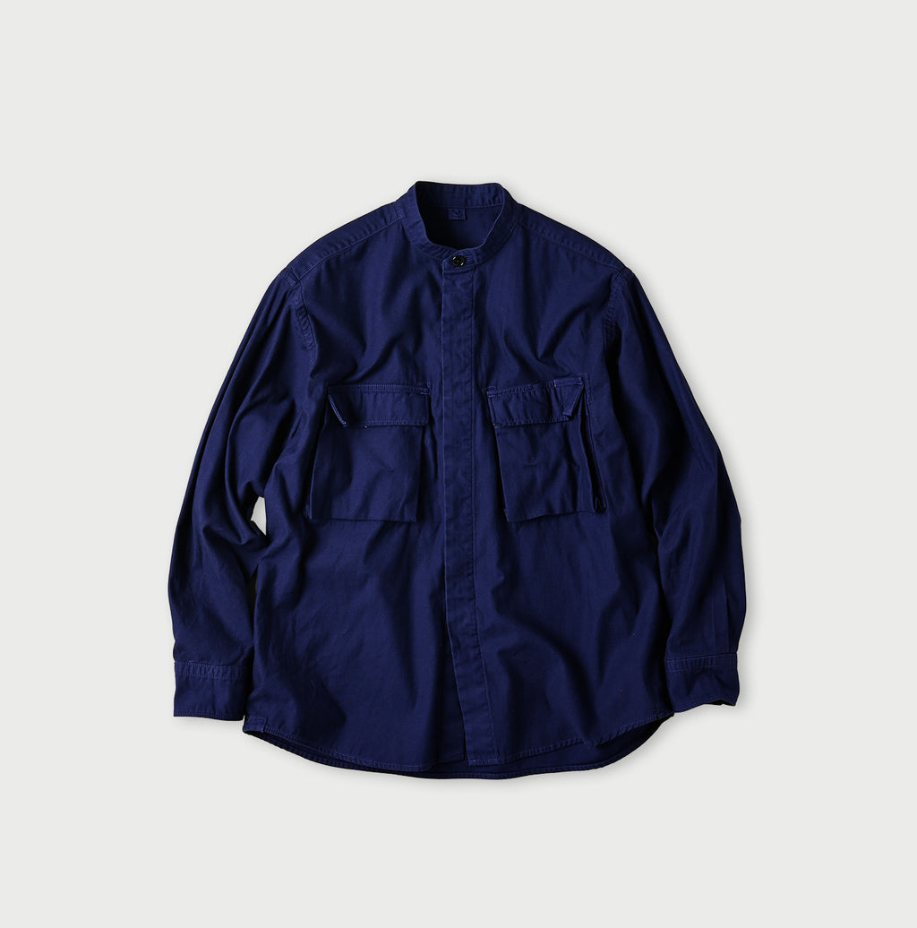 Thin Back Satin 908 Nîmes Shirt Navy