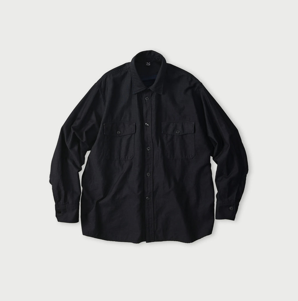 Indigo Weft Satin 908 Cruise Shirt