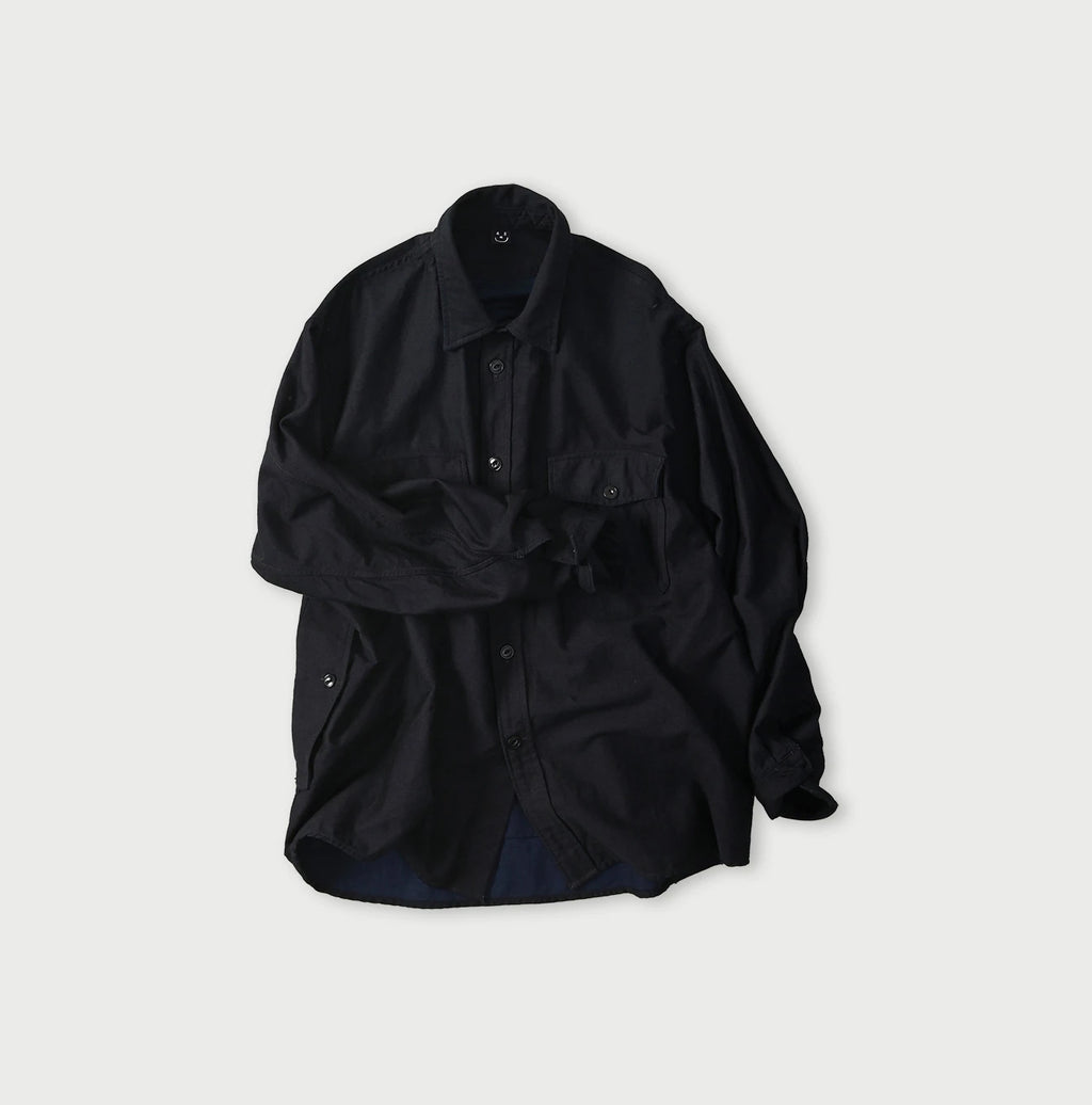 Indigo Weft Satin 908 Cruise Shirt