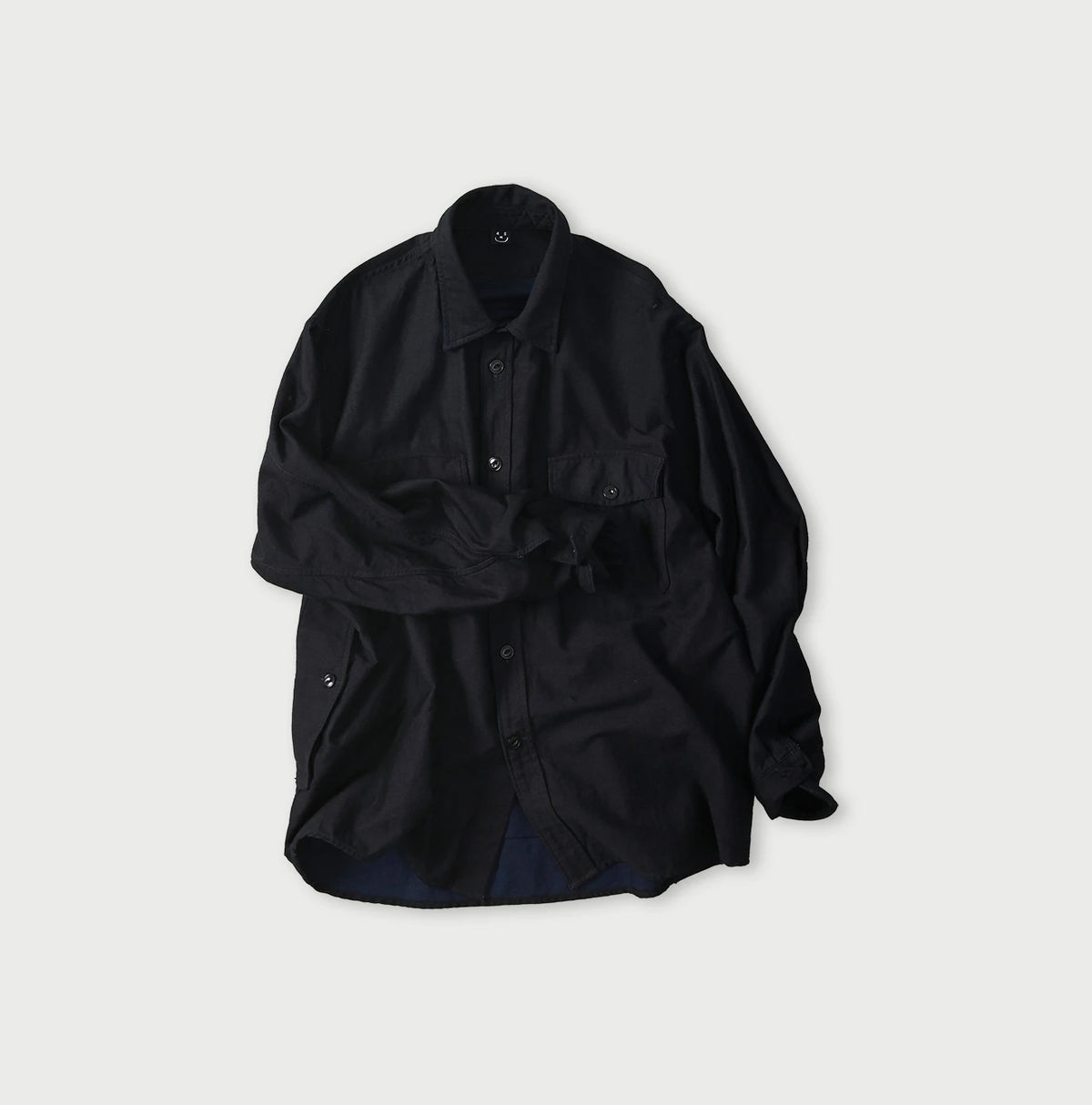 Indigo Weft Satin 908 Cruise Shirt
