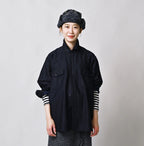 Indigo Weft Satin 908 Cruise Shirt