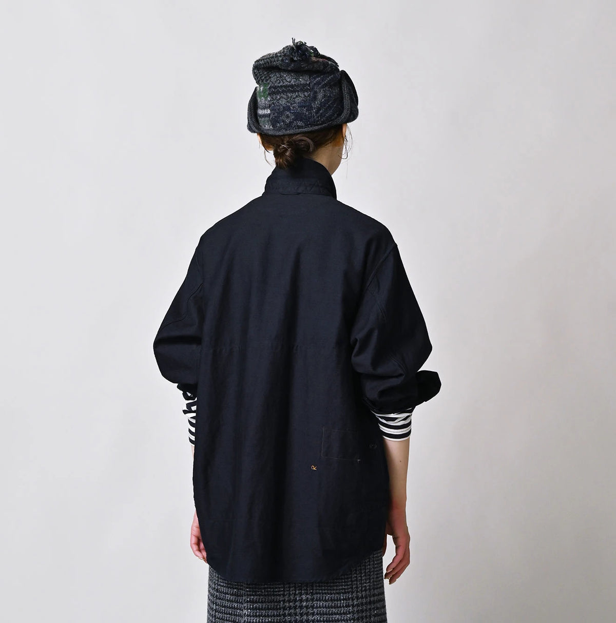 Indigo Weft Satin 908 Cruise Shirt