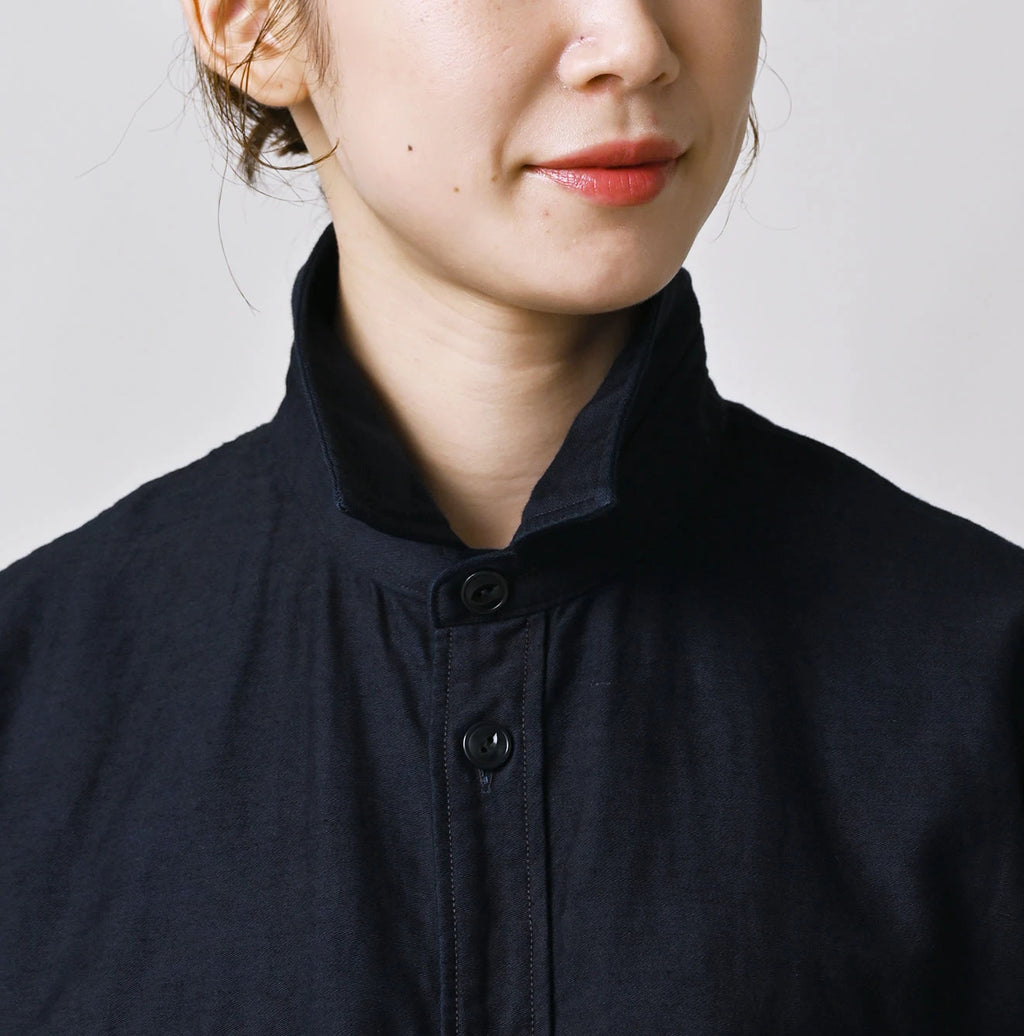 Indigo Weft Satin 908 Cruise Shirt