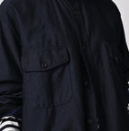 Indigo Weft Satin 908 Cruise Shirt