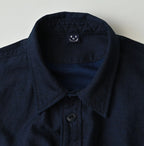 Indigo Weft Satin 908 Cruise Shirt