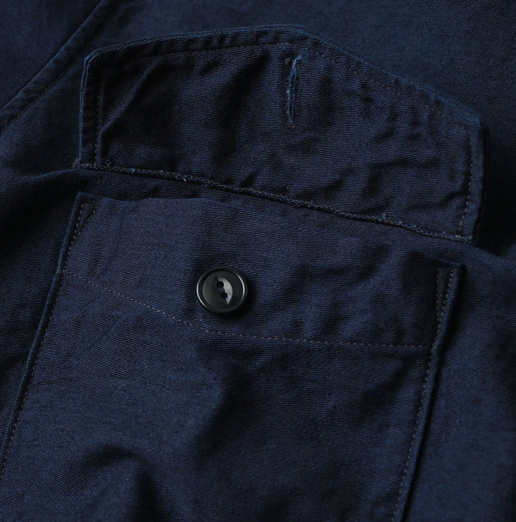 Indigo Weft Satin 908 Cruise Shirt