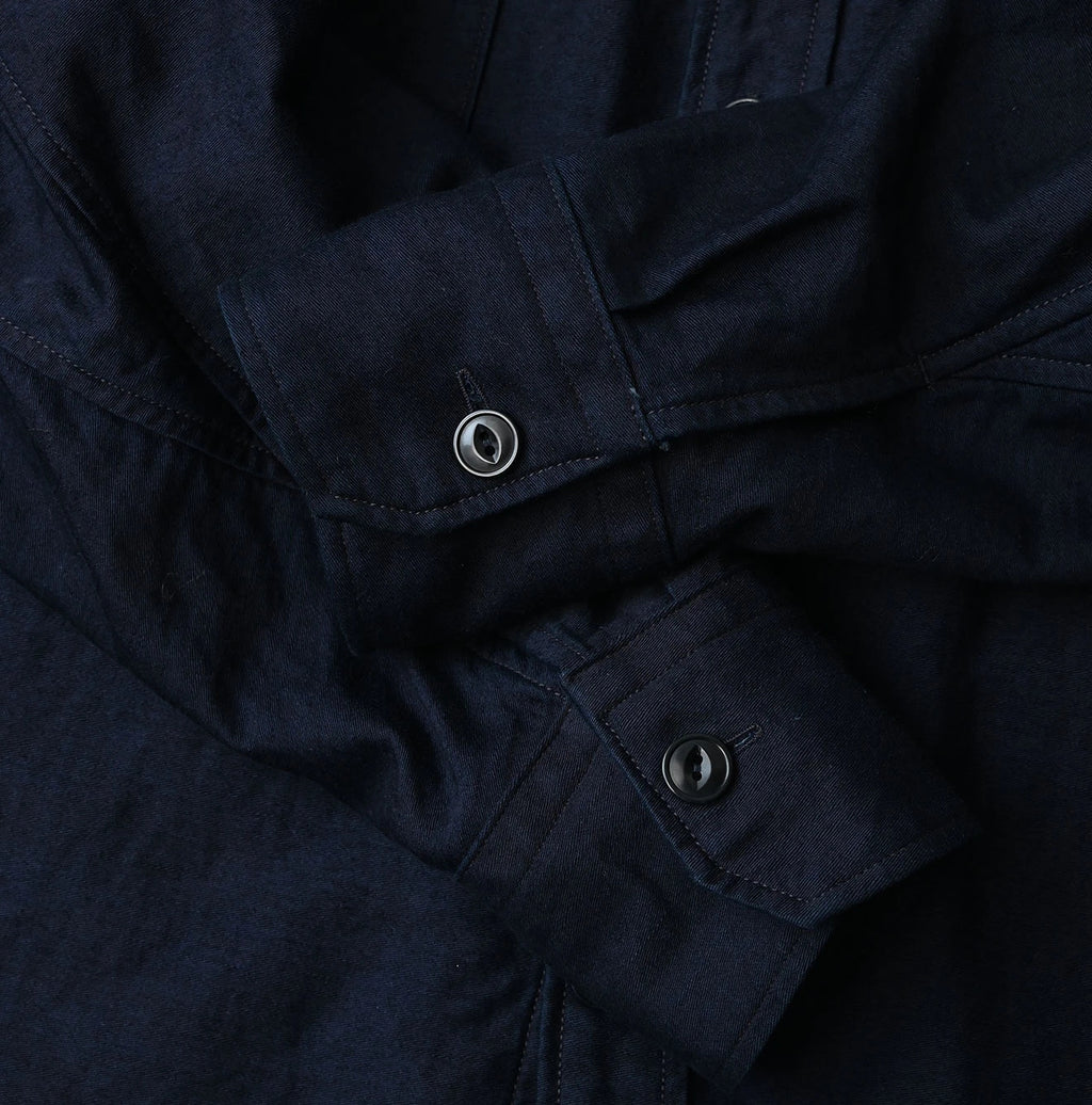 Indigo Weft Satin 908 Cruise Shirt