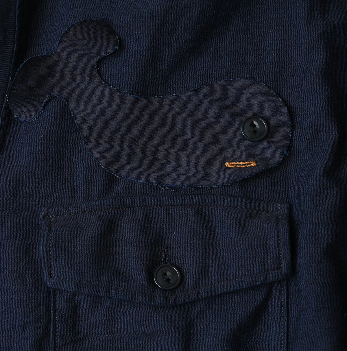 Indigo Weft Satin 908 Cruise Shirt