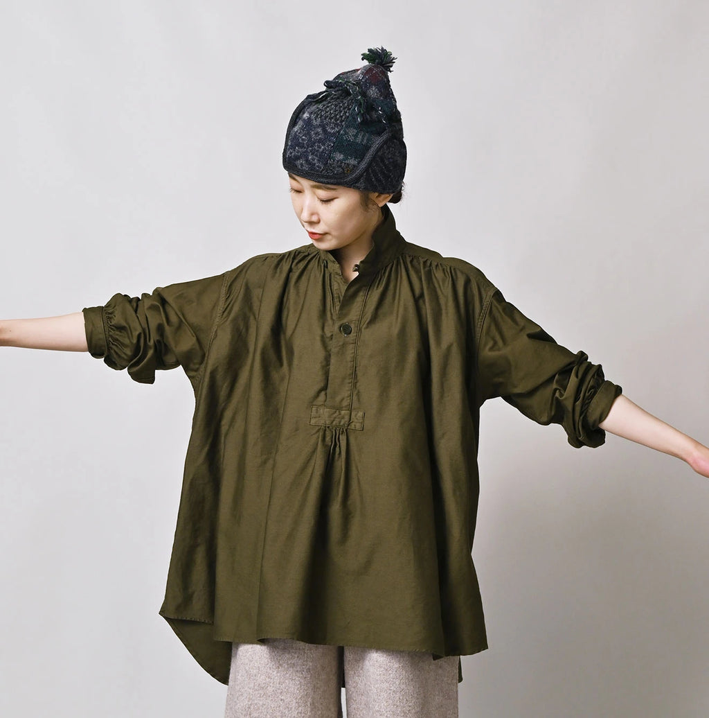 Weft Satin Luffa Shirt