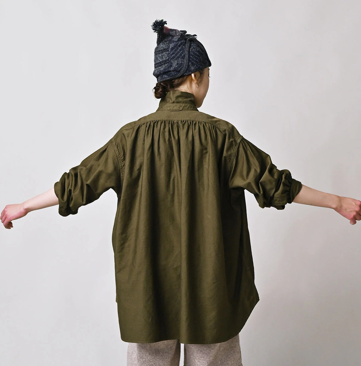 Weft Satin Luffa Shirt