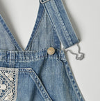 Mugihiko 908 Overalls APPARE Finish Lace Lace Detail