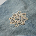 Mugihiko 908 Overalls APPARE Finish Lace Lace Detail