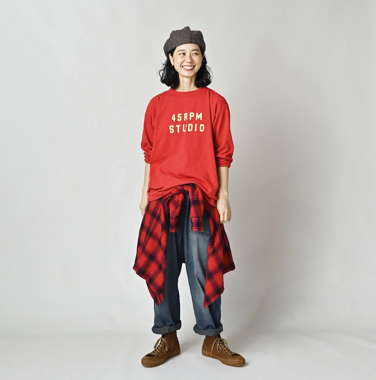 Logo Print 908 Long Sleeve Umihiko T-shirt