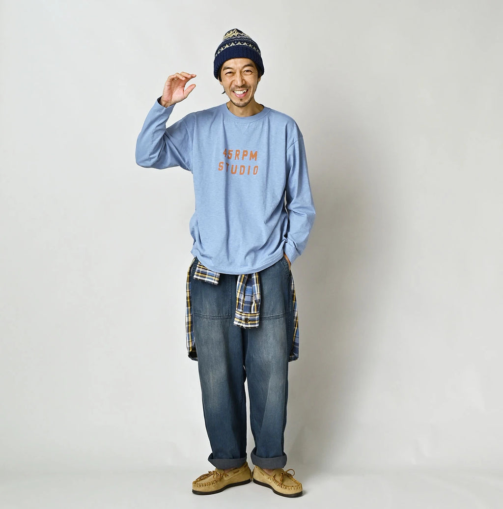 Logo Print 908 Long Sleeve Umihiko T-shirt