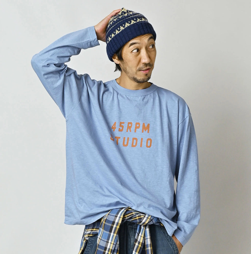 Logo Print 908 Long Sleeve Umihiko T-shirt