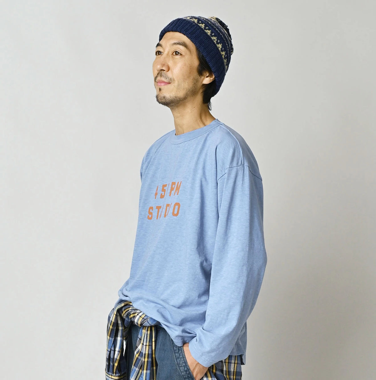 Logo Print 908 Long Sleeve Umihiko T-shirt