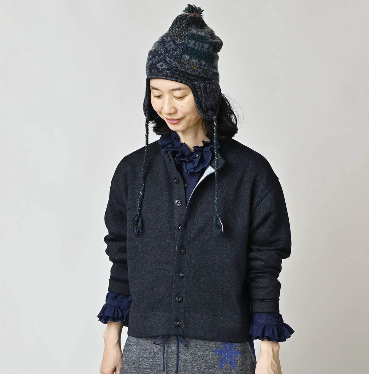 Indigo Smooth 908 Cardigan