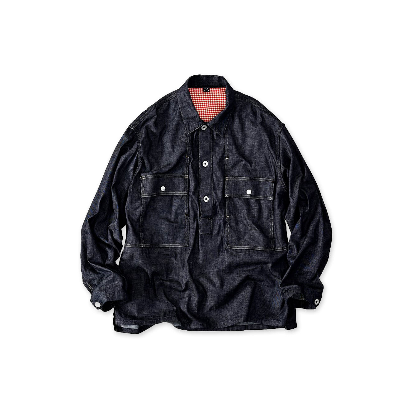 45 Petit Denim Bush Shirt Indigo Nou
