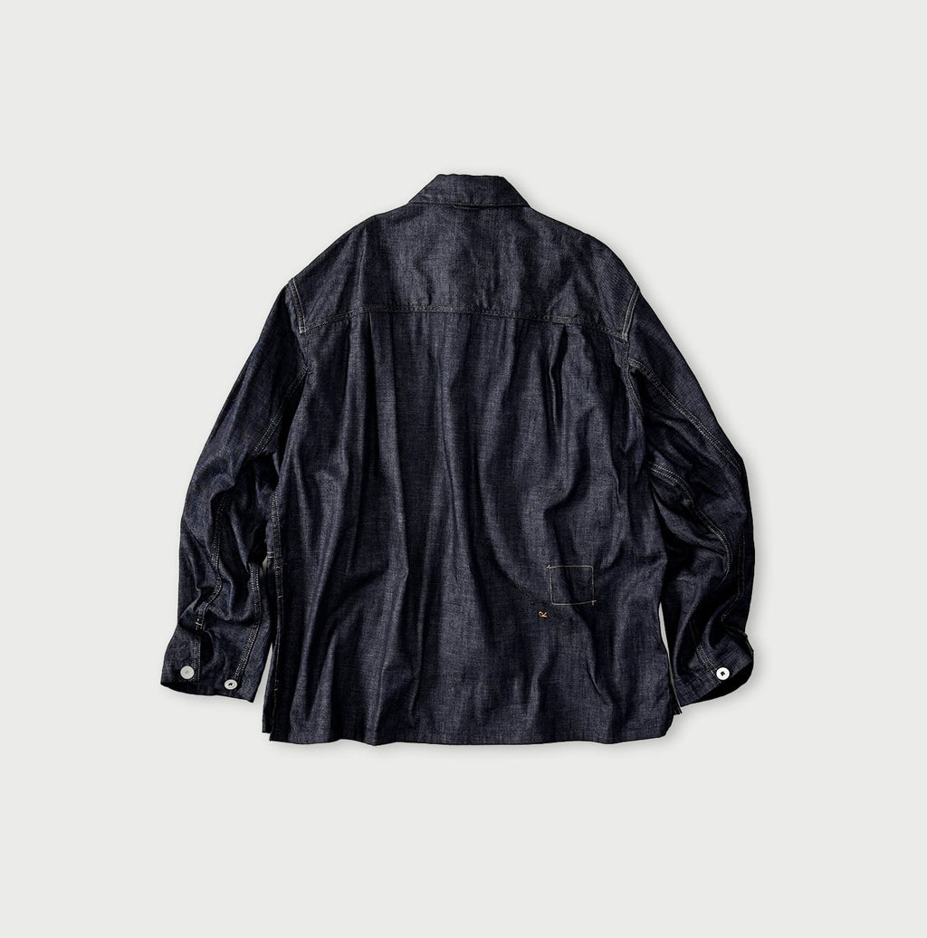 45 Petit Denim Bush Shirt Back