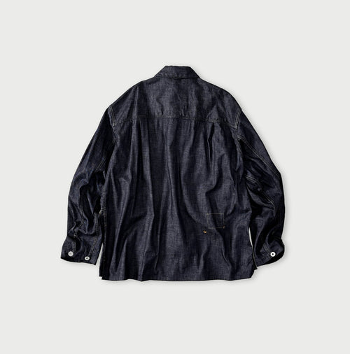 45 Petit Denim Bush Shirt Back