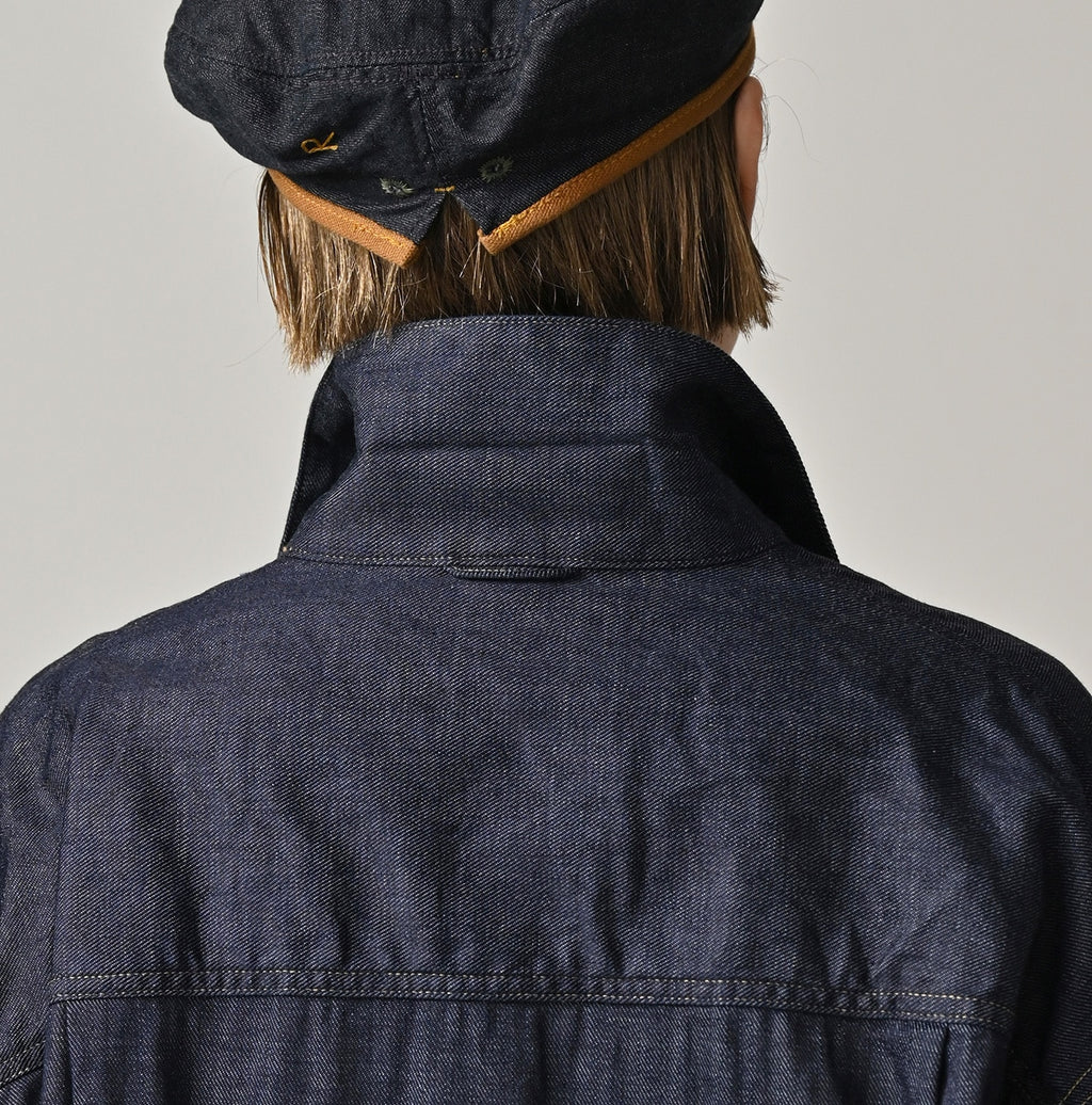 45 Petit Denim Bush Shirt Detail