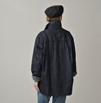 45 Petit Denim Bush Shirt Female Model
