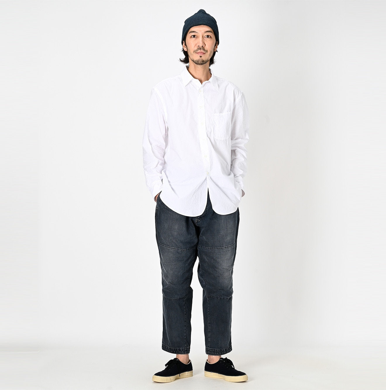Supima Organic Baptiste 908 Loafer Shirt Male Model