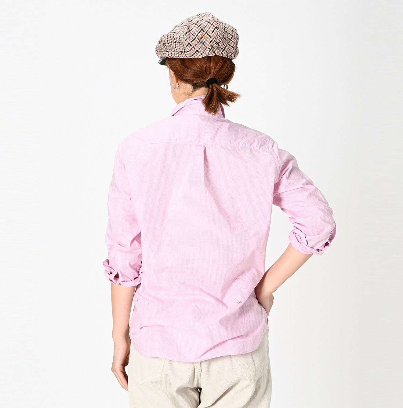 Supima Organic Baptiste 908 Loafer Shirt Female Model