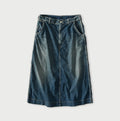 Mugihiko Denim Painter Skirt Zyu