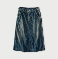 Mugihiko Denim Painter Skirt Zyu
