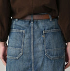 Mugihiko Denim Painter Skirt Zyu Detail